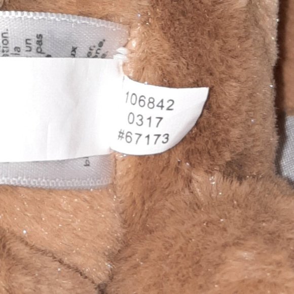 2016 Child Of Mine Carters 67173 Monkey Rattle Baby Lovey Plush BeanBag Toy 9" - Picture 7 of 7